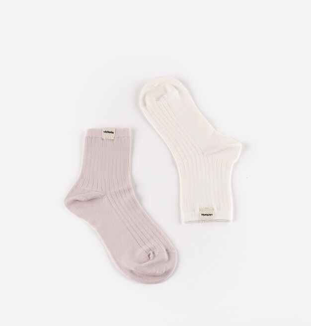 RIBBED BAMBOO & PASTEL SOCKS