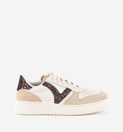 MADRID SPLIT LEATHER CRACKED & GLITTER