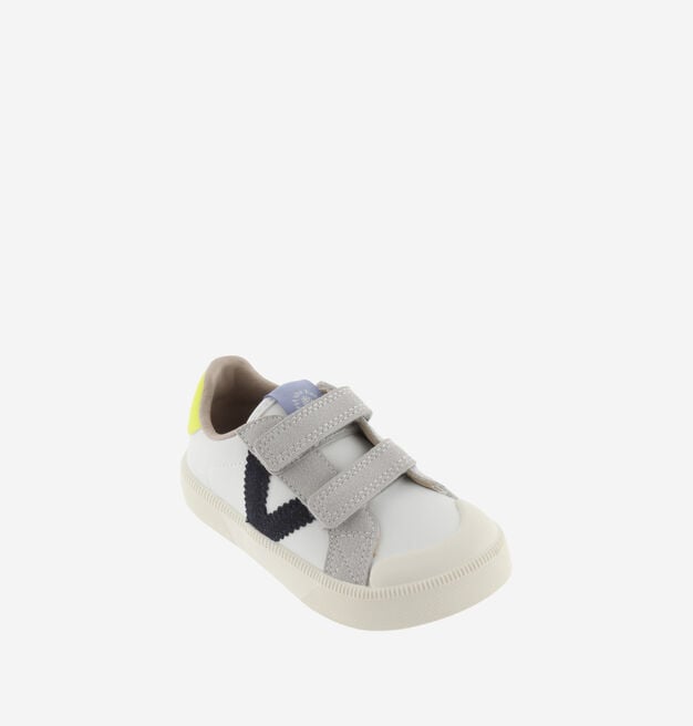 OLIVER STRAPS BAREFOOT LEATHER EFFECT & CONTRAST