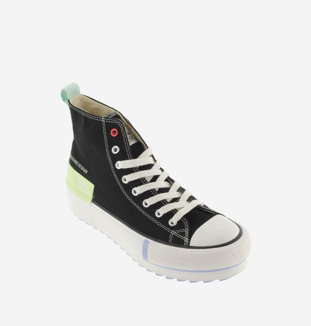 TRIBU DOBLE CANVAS MID BOOT & COLOUR PIECES