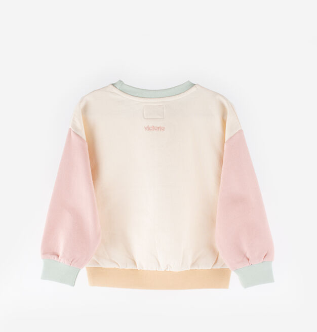 SWEAT-SHIRT COTON FANTAISIE
