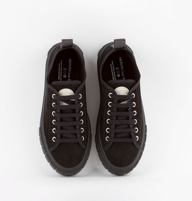 ABRIL RECYCLED FAUX SUEDE SNEAKERS