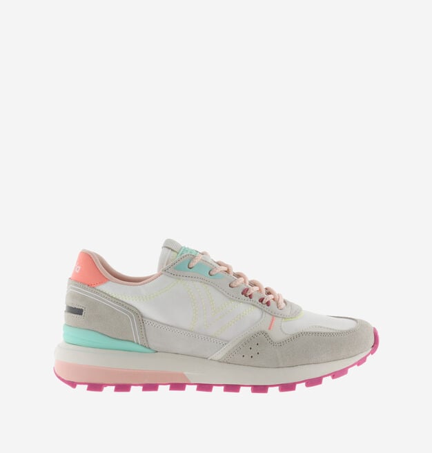 LUNA MULTICOLOURED NYLON & SUEDE