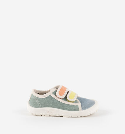 BOSCO BAREFOOT STRAPS MULTICOLOUR CANVAS