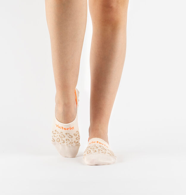 LEOPARD PINKIE INVISIBLE SOCK