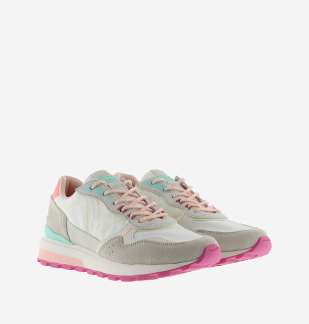 LUNA MULTICOLOURED NYLON & SUEDE