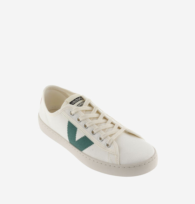 BERLIN- SPORTSCHUHE SEGELTUCH-STOFF BIO- KONTRAST