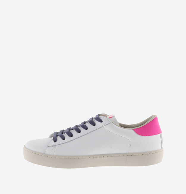BERLÍN LEATHER AND NEON TRAINERS
