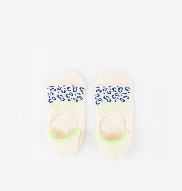 LEOPARD PINKIE INVISIBLE SOCK