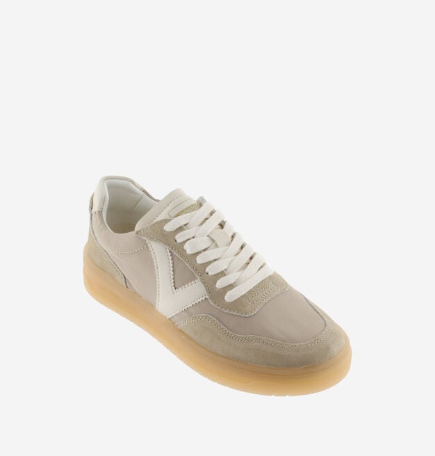 SEUL NYLON/WASHED SUEDE & CONTRAST