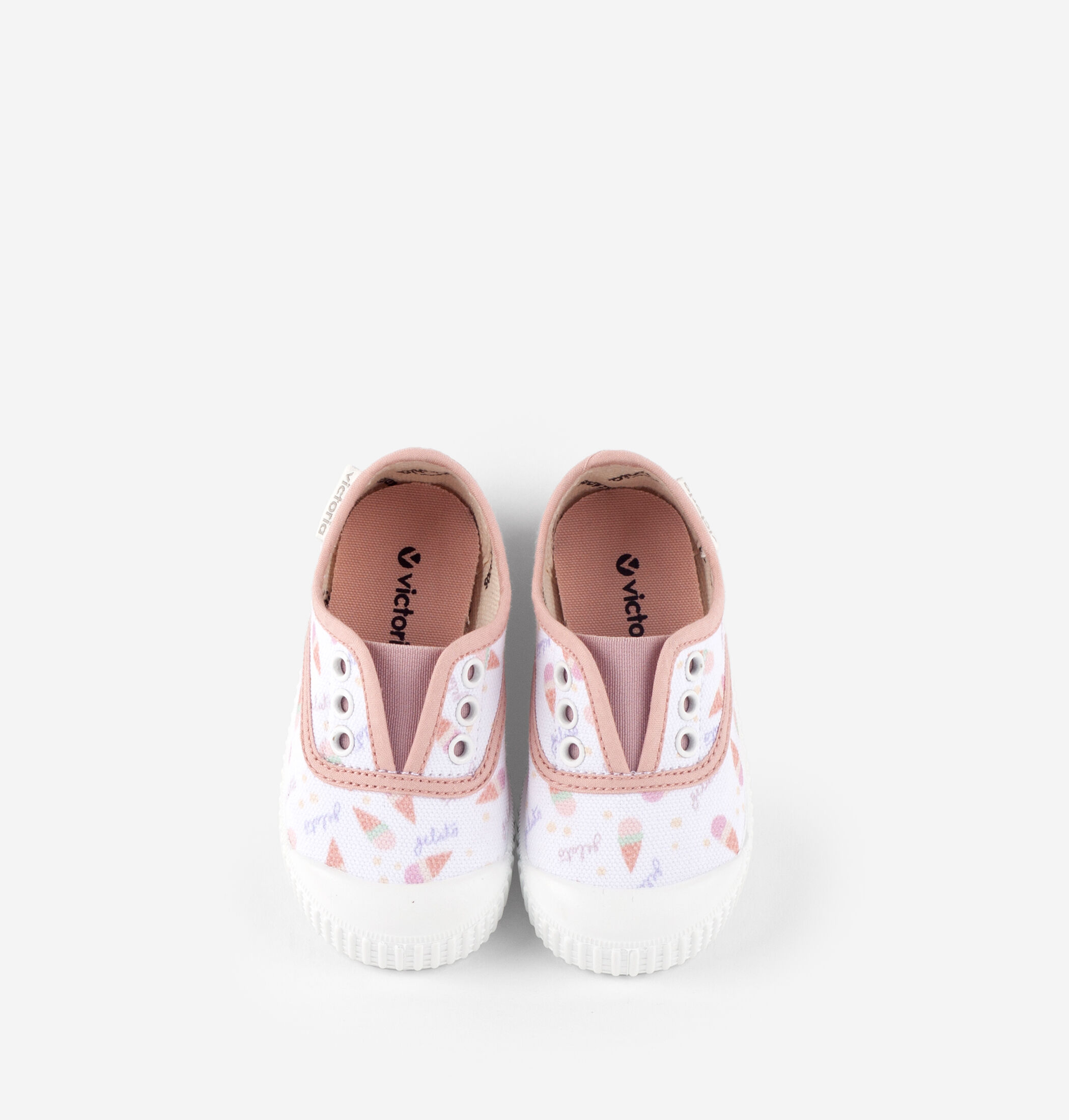 1915 ELASTIC FROZEN CANVAS Victoria Shoes
