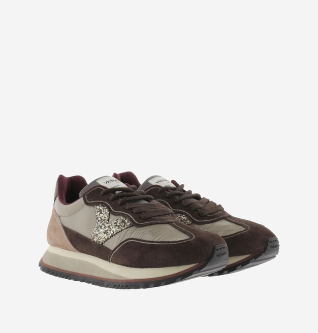 VIENTO NYLON/SUEDE & GLITTER
