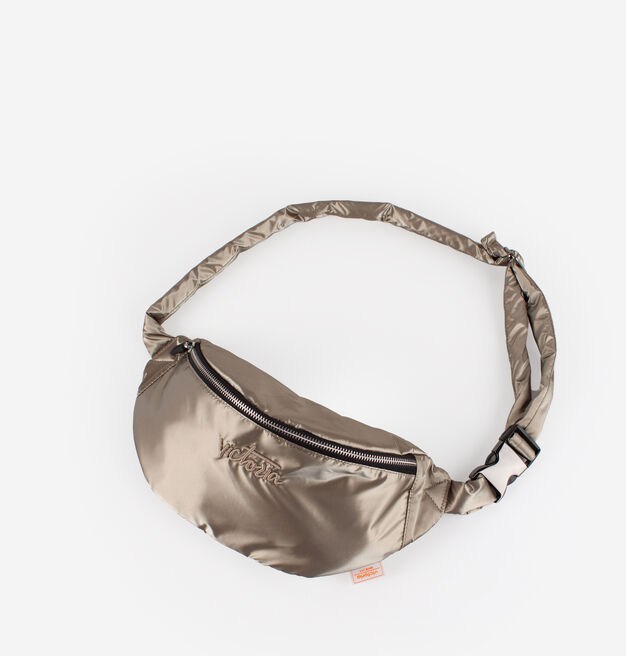 SAC BANANE NYLON METALLISÉ