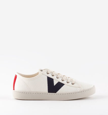BERLIN TRAINERS CONTRASTING ECO CANVAS