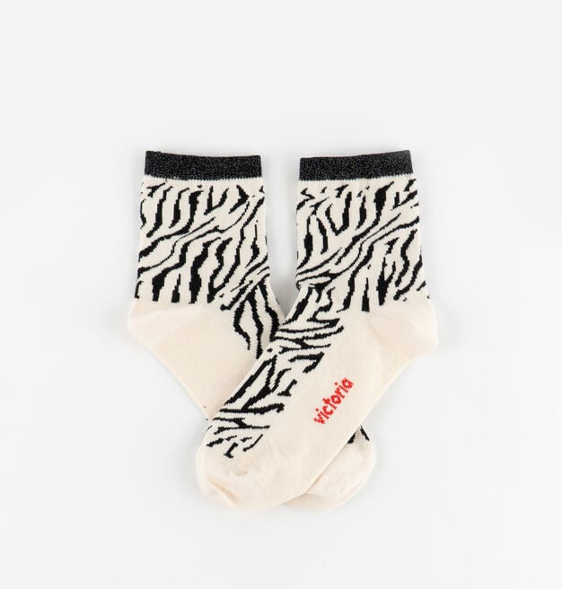 COTTON SOCK ZEBRA