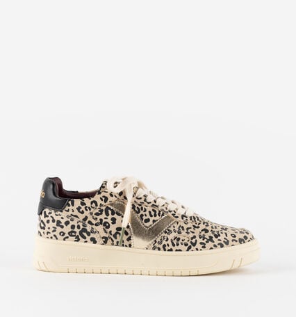 SEUL ANIMAL PRINT SPLIT LEATHER & METAL
