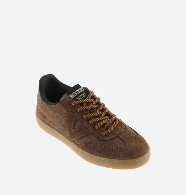 BERL&Iacute;N CICLISTA CROCODILE-EFFECT & SUEDE