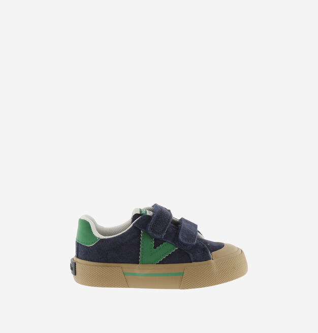 TRIBU LARGE CHAUSSANT CUIR FENDU & CONTRASTE