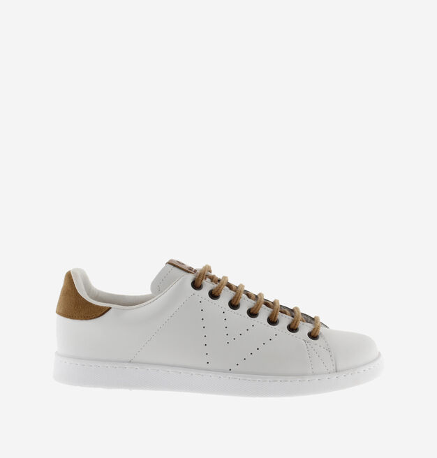 TENIS EFECTO PIEL DETALLE COLOR