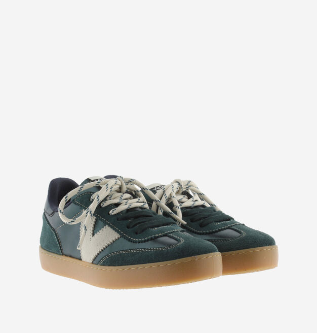 BERL&Iacute;N CICLISTA METALLIC FAUX LEATHER & SUEDE