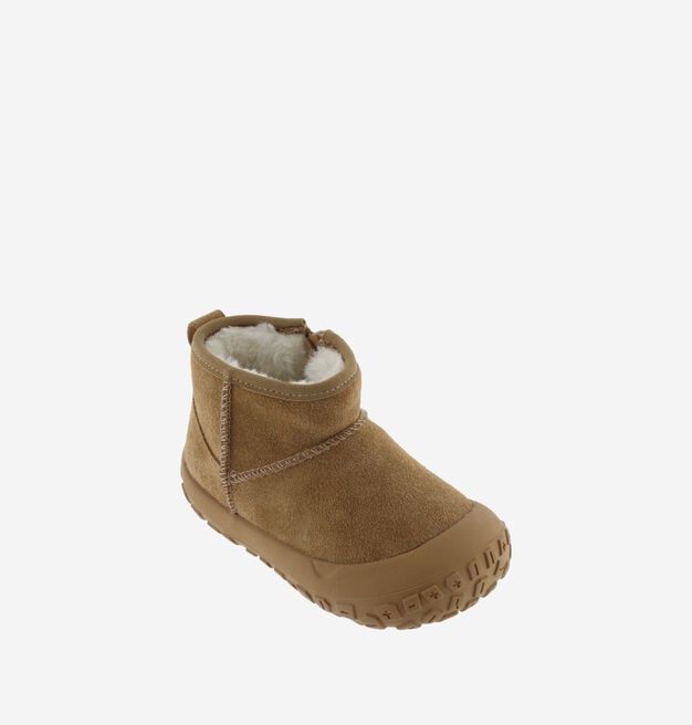 HALO STIEFELETTE VELOURSLEDER & LAMMFELL-OPTIK