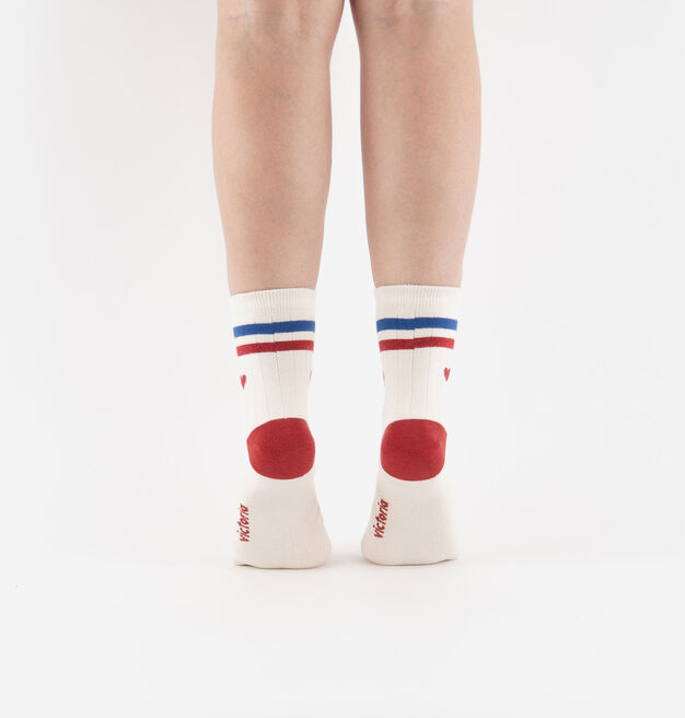 CHAUSSETTE COTON RAYURES