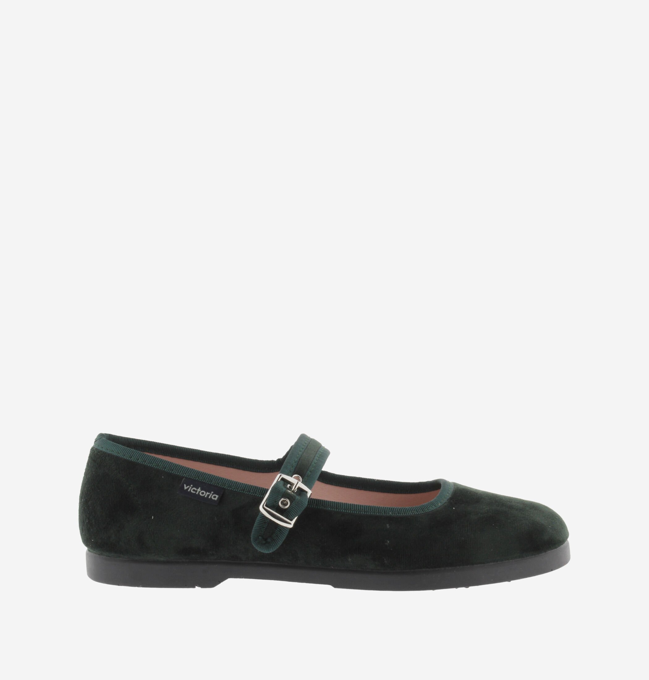 フラットシューズ ^Victoria Shoes^ Kung Fu Casa Ballerina Strap 1080912NEGRO 5 GONG-FU BALLERINA SAMT | Victoria Shoes