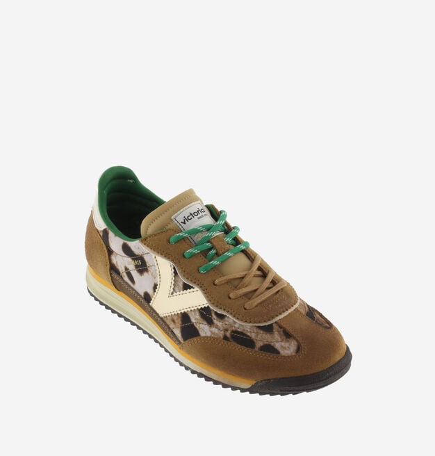 SATURNO NYLON ANIMAL PRINT & SPALTLEDER