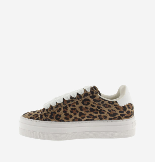 BARCELONA CUIR FENDU LÉOPARD
