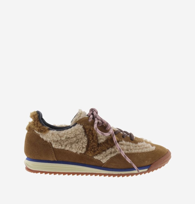 SATURNO FAUX SHEARLING & SUEDE