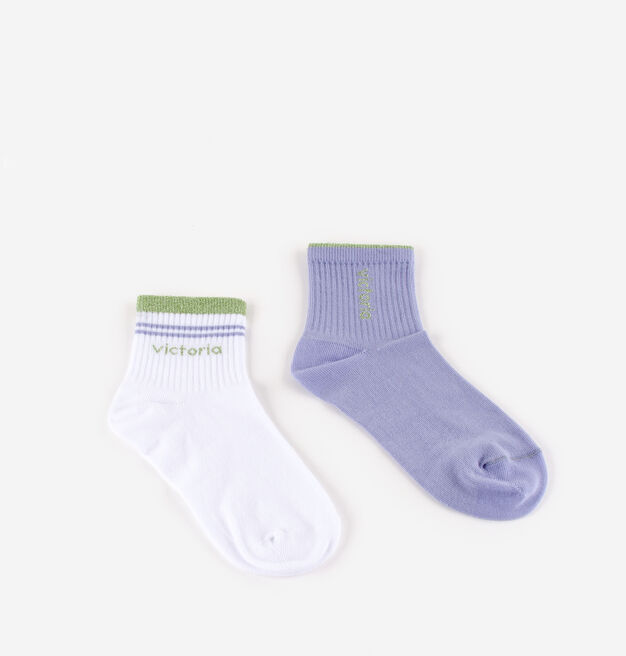 LUREX DETAIL COTTON SOCKS