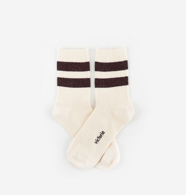 COTTON LUREX SOCK
