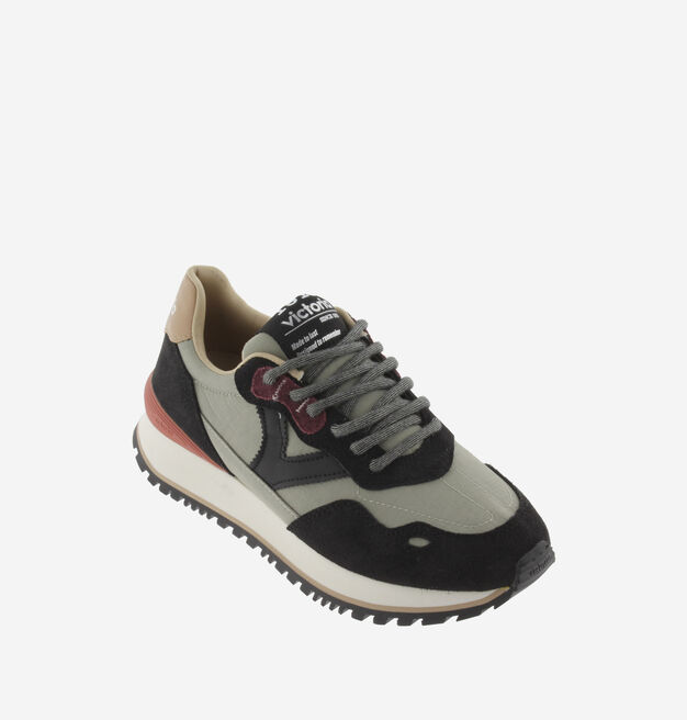 VIENTO NYLON & CUIR FENDU MULTICOLORE