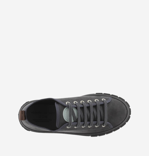 ABRIL SUEDE IMITATION TRAINER WITH A BLACK SOLE