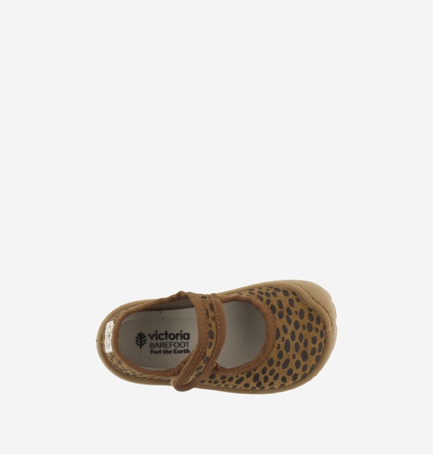 BOSCO SCRATCH BALLERINE BAREFOOT DAIM IMPRIM&Eacute; ANIMAL