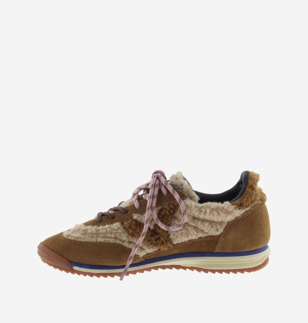 SATURNO FAUX SHEARLING & SUEDE