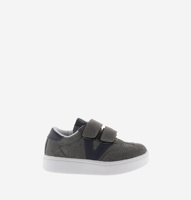 MILLAS SPLIT LEATHER TRAINER WITH STRAPS