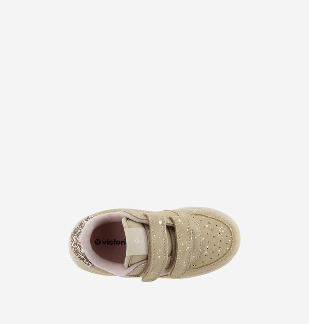 TIEMPO KLETTVERSCHL&Uuml;SSE VELOURSLEDER & GLITZER