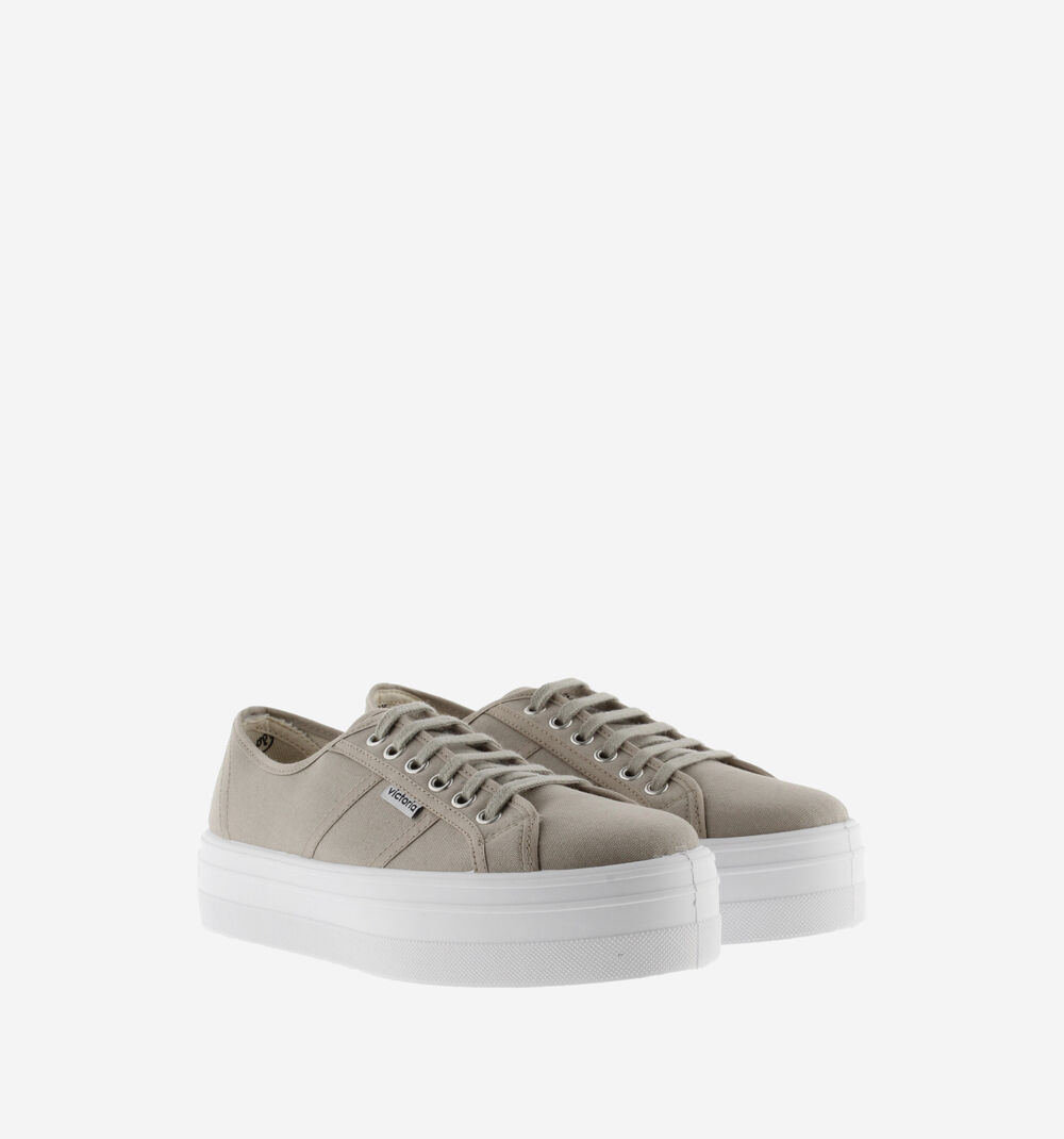 BARCELONA PLATFORM CANVAS Victoria Shoes