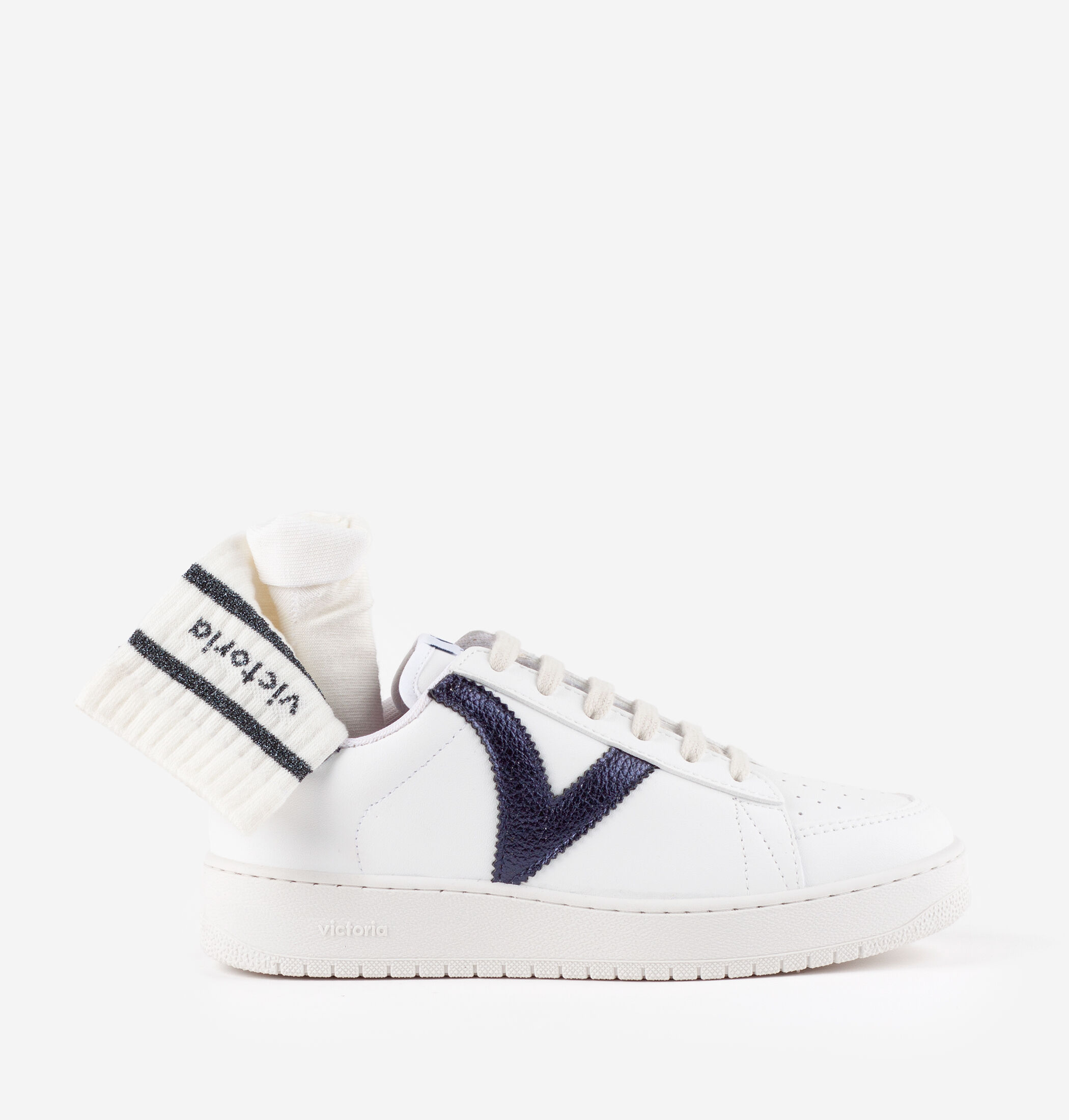 CALZINI ALTI COTONE BL LUREX Victoria Scarpe