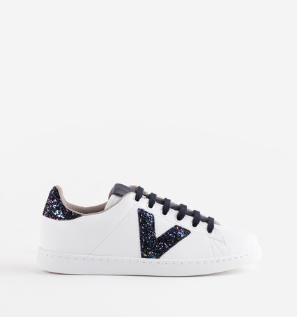 TENIS GLITTER LOGO
