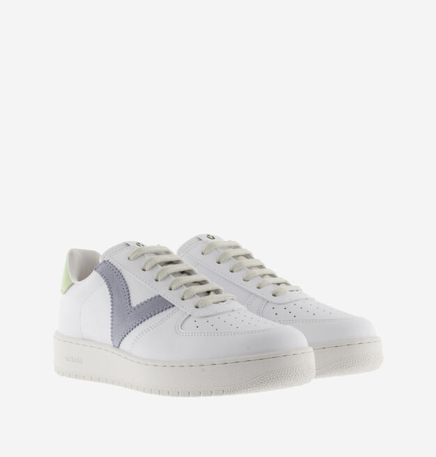 MADRID FAUX LEATHER & CONTRAST