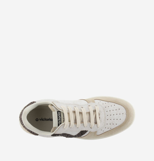 MADRID SPLIT LEATHER CRACKED & GLITTER