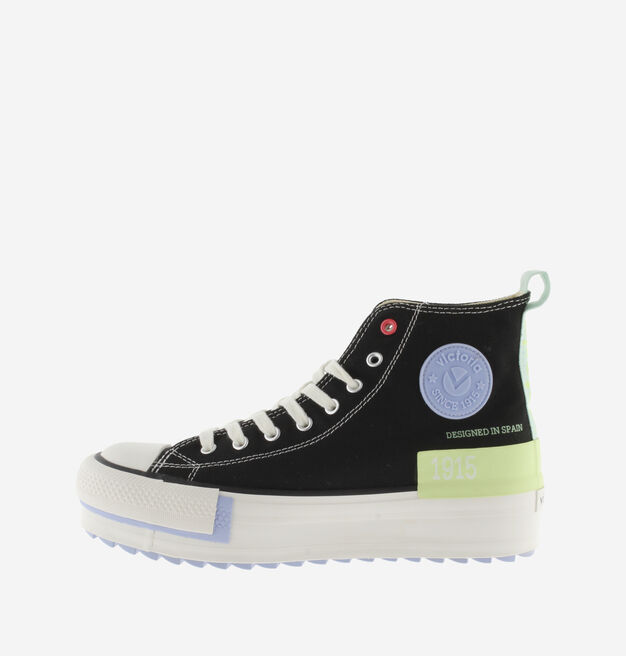 TRIBU DOBLE CANVAS MID BOOT & COLOUR PIECES