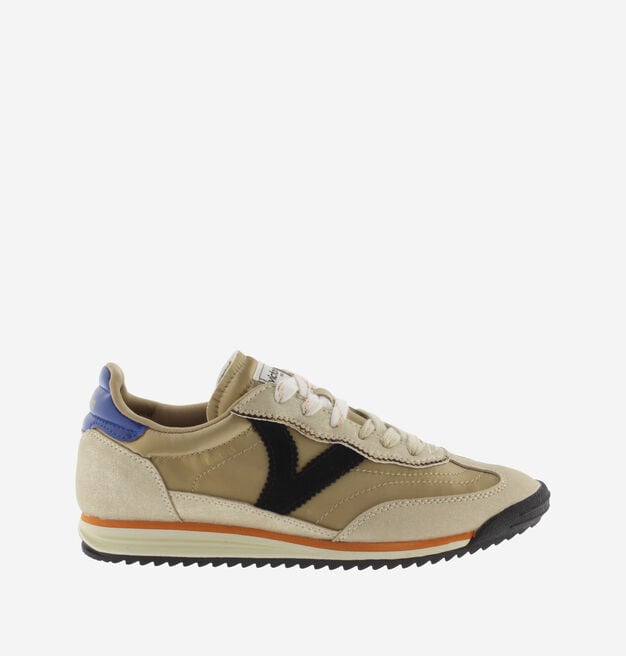 SATURNO METAL NYLON & SPLIT LEATHER