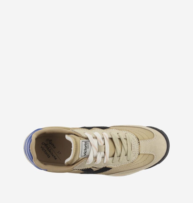 SATURNO METAL NYLON & SPLIT LEATHER