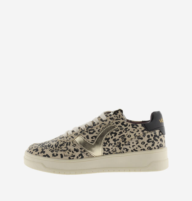 SEUL ANIMAL PRINT SPLIT LEATHER & METAL