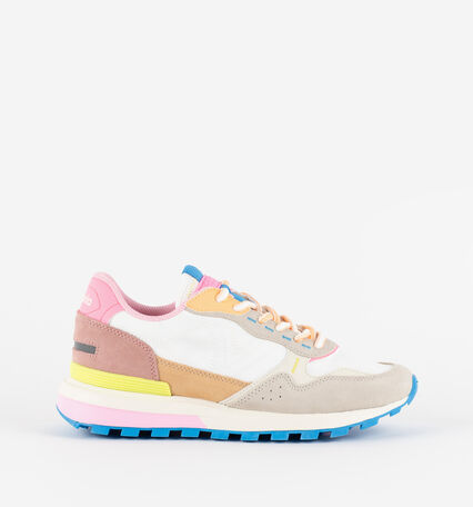 LUNA NYLON & CROSTA DI CUOIO MULTICOLORE