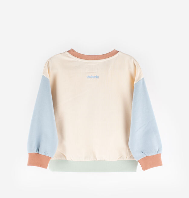 SWEAT-SHIRT COTON FANTAISIE