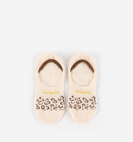 ANIMAL PRINT INVISIBLE PINKY SOCK